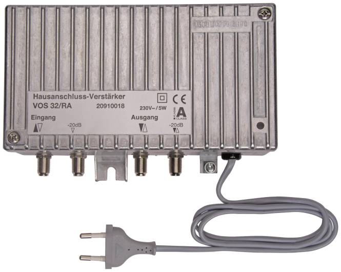 KATH Hausanschluss- VOS 32/RA-1G verstärker,5-65/85-1006MHz,Rückkanal a/p Install.Baumaterial