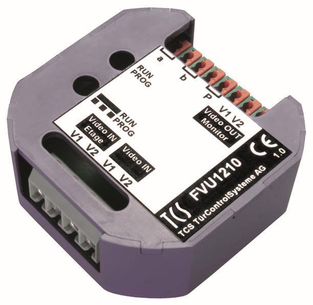 TCS Videosignalumschalter FVU1210-0600 2fach UP Install.Baumaterial Hauskomm/Batt/Sicher