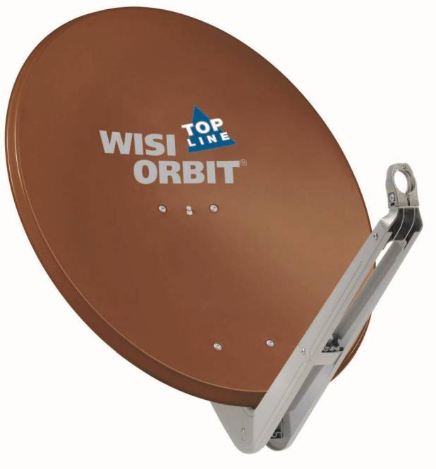 WISI Sat-Offsetantenne 85cm OA85I Aluminium rotbraun Install.Baumaterial Antennen