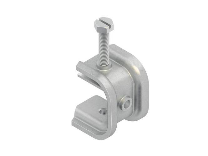 Niedax Profilkl.Anschluss PKS M6/10-40 F gew. M6 Zapfenschr.M8 Stahl fverz. (Inhalt 25 Stück)