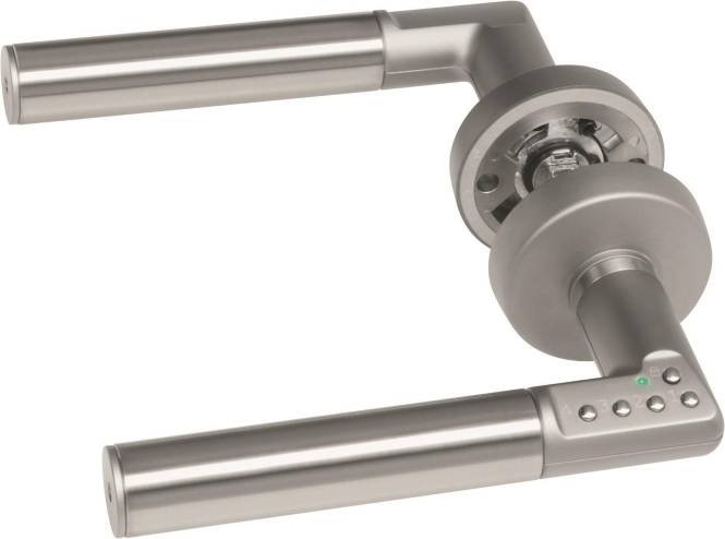 FF CODE HANDLE TASTATUR 492-08---11---6 MATT AUSF.A VK 8MM Install.Baumaterial Hauskomm/Batt/Sicher