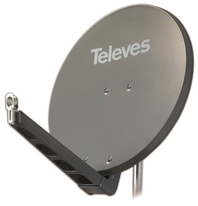 Televes SAT-Spiegel graphit S75QSD-G Install.Baumaterial Antennen Antennen-Empfs.Anl.