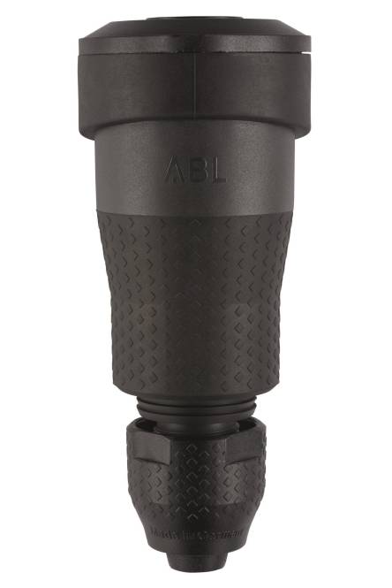 ABL Professional Kupplung 100000105 SCHUKO Elamid-2K schwarz sv IP54 Typ Install.Baumaterial