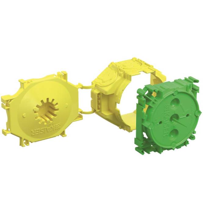 Kaiser Betonbau B1 Gerätedose 1255-01 2-teilig Einbauöffnung Ø 60 mm (Inhalt 1 Stück) Inst.Dosen