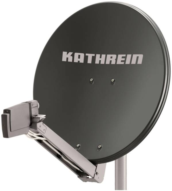 KATH Offset-Parabol-Spiegel CAS 80gr 75cm Alu-Reflektor graphit Install.Baumaterial Antennen