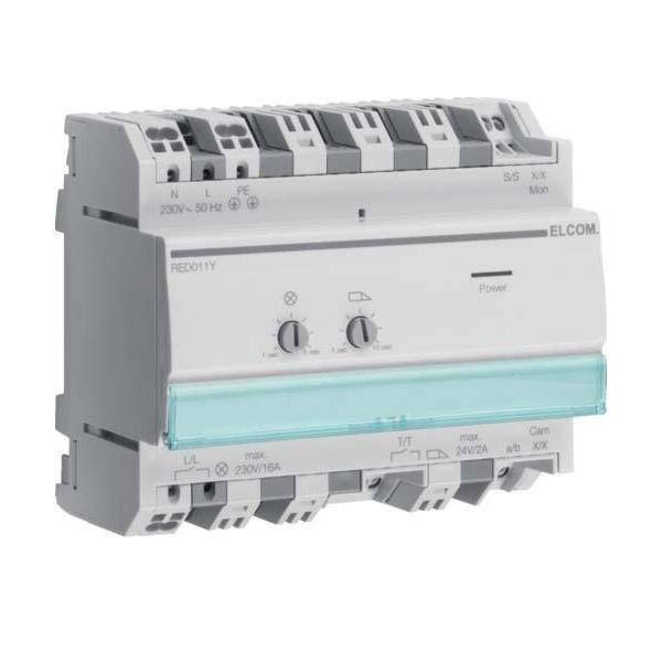 ELCOM Bus Strangversorgung RED011Y m.Relais REG Install.Baumaterial Hauskomm/Batt/Sicher