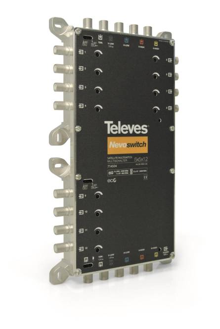 Televes Guss-Multischalter 5in12 MS512C NEVO 714504 Install.Baumaterial Antennen Sat-Anlagenzubehör