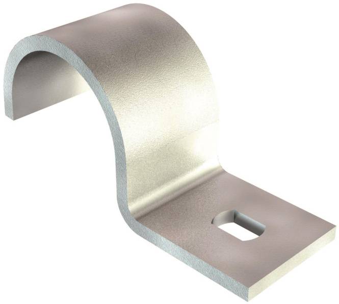 OBO 822 25 FT Befestigungsschelle einlappig 25mm St FT 1014501 (Inhalt 1 Stück) Install.Baumaterial