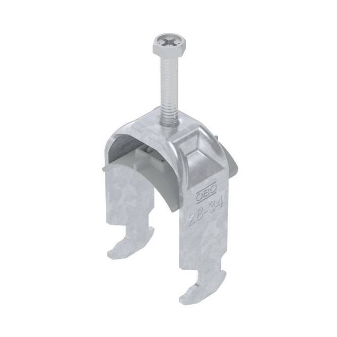 OBO BS-H1-K-34 FT Bügelschelle 2056 28-34mm tauchfeuerverzinkt 1186229 (Inhalt 1 Stück)