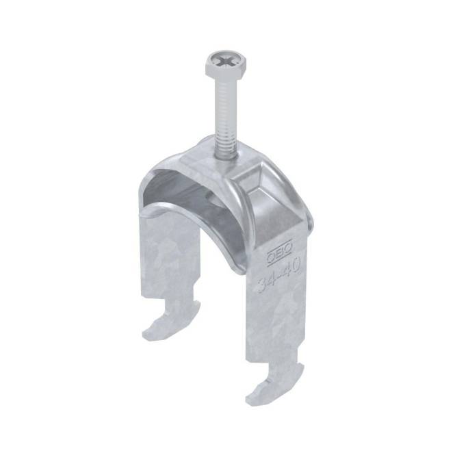 OBO BS-H1-M-40 FT Bügelschelle 2056 34-40mm tauchfeuerverzinkt 1186036 (Inhalt 1 Stück)