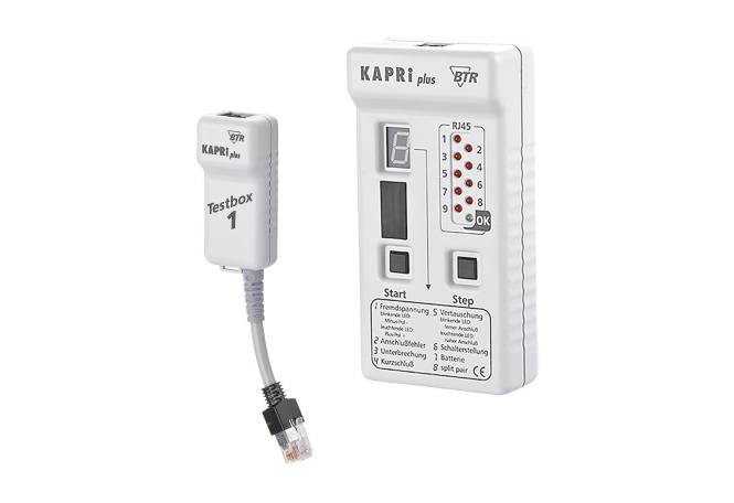 Metz Anschlussprüfer Kapri Plus 130670-E Install.Baumaterial Netzw.Telekomm Netzw. Messgeraete