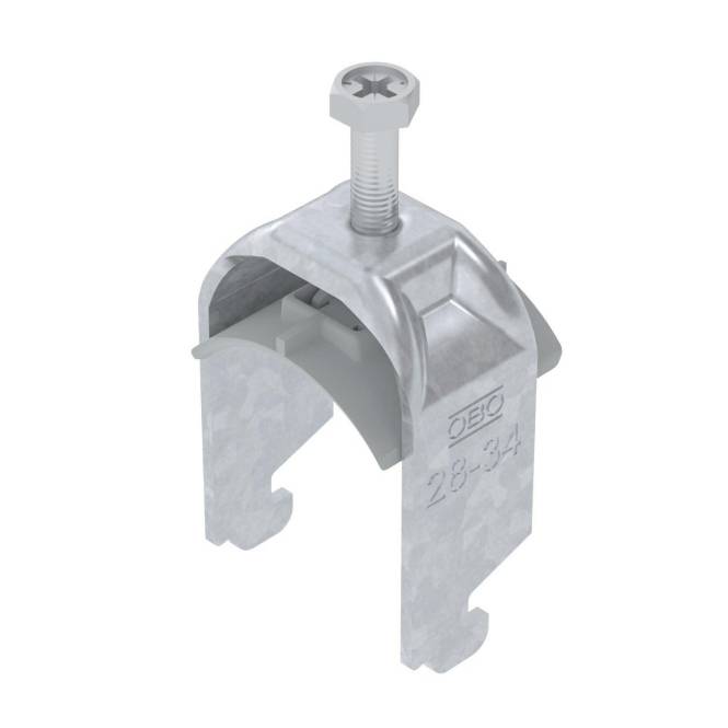 OBO BS-N1-K-34 FT Bügelschelle 2056 28-34mm tauchfeuerverzinkt 1187226 (Inhalt 1 Stück)