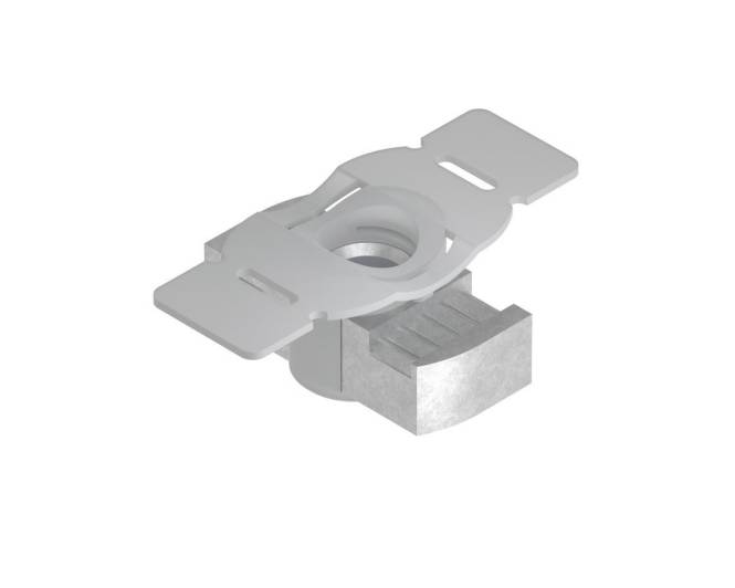 Niedax Gleitmutter GMZF M10-18 F ** verzahnt mit Fixierhilfe (Inhalt 100 Stück) Install.Baumaterial