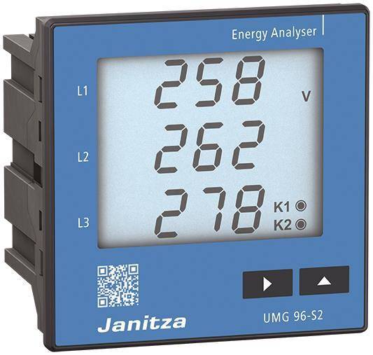 Janitza UMG 96-S2 Backlight, 90-265V Energiemessgerät Industriematerial Automatisier.Technik