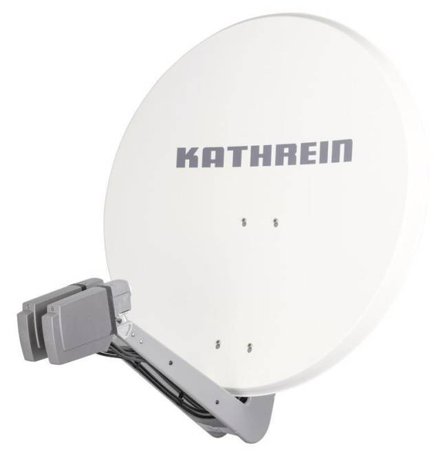 KATH Offset-Parabol-Spiegel CAS 90ws 90cm weiß Install.Baumaterial Antennen Antennen-Empfs.Anl.