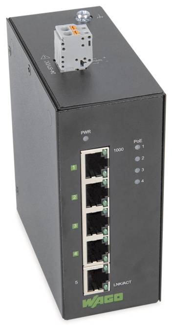 WAGO 852-1411/000-001 Industrial -ECO -Switch,5 Ports 1000Base -T Industriematerial Automation