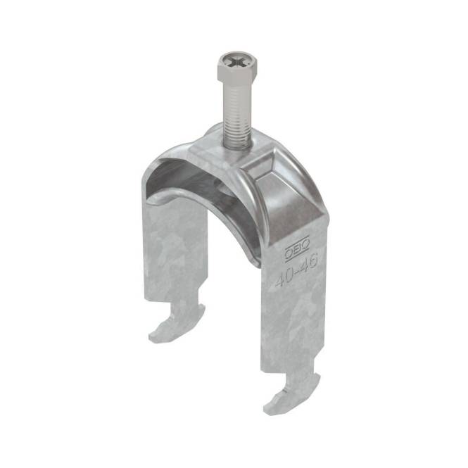 OBO BS-H1-M-46 FT Bügelschelle 2056 40-46mm tauchfeuerverzinkt 1186042 (Inhalt 1 Stück)