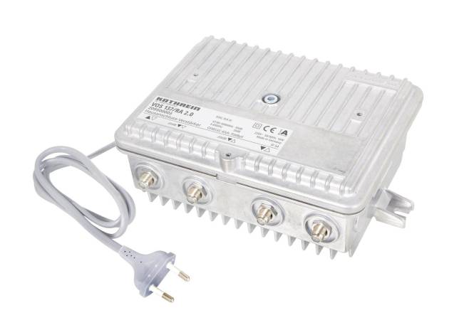 KATH Hausanschlussverst. VOS 137/RA 2.0 47/85-1006MHz 40/34/30dB akt.Rückkanal Install.Baumaterial