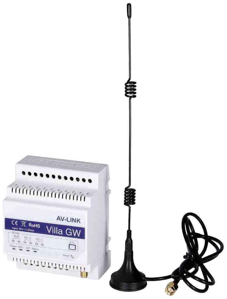 Villa GW AV-Link Gateway GW Install.Baumaterial Hauskomm/Batt/Sicher Türkommunikation
