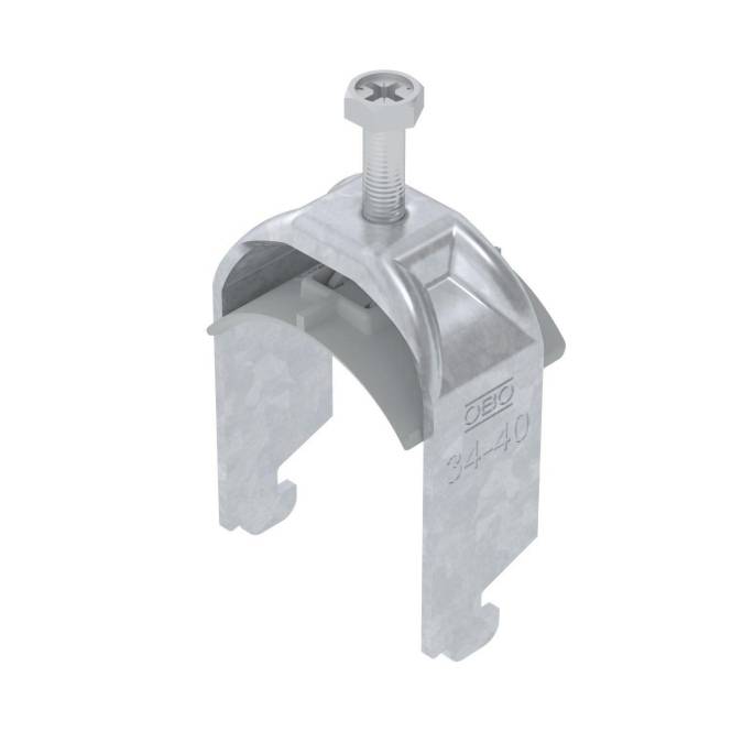OBO BS-N1-K-40 FT Bügelschelle 2056 34-40mm tauchfeuerverzinkt 1187232 (Inhalt 1 Stück)