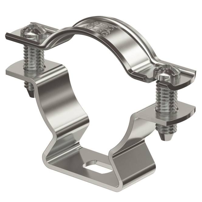 OBO ASL 733 36 ALU Abstandschelle m.Langloch 30-36mm Alu 1362826 (Inhalt 1 Stück)