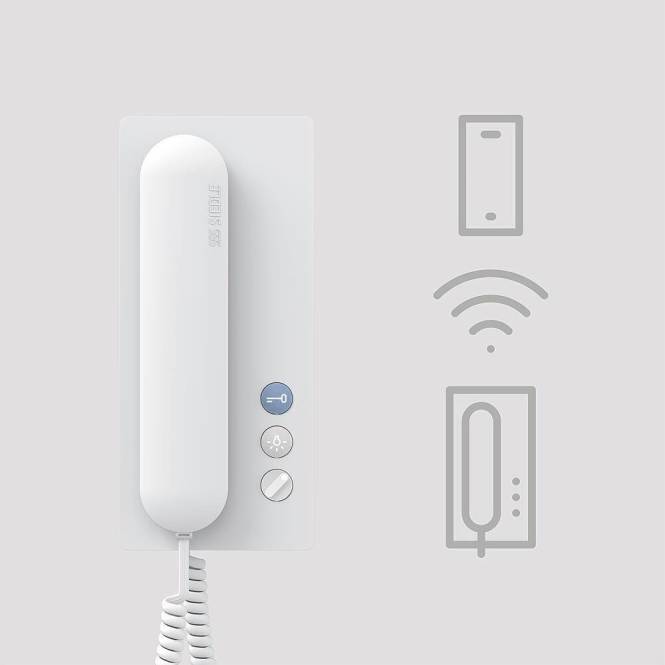 Siedle Haustelefon Weiß IQ HTS mit WLAN zur Anbindung an die App Install.Baumaterial