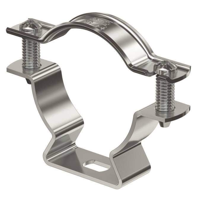 OBO ASL 733 44 ALU Abstandschelle m.Langloch 36-44mm Alu 1362830 (Inhalt 1 Stück)