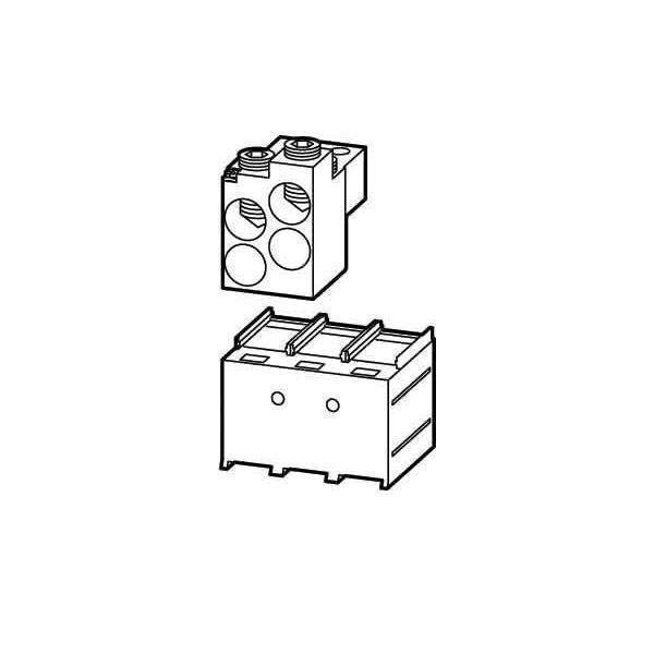 EATON NZM4-XKA Tunnelklemme 3p 266836 1Schalterseite Industriematerial Ind-Schaltgeraete