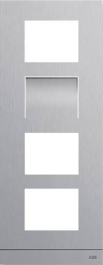 BJ Frontplatte Video 1/4 41384CF-S-03 Install.Baumaterial Hauskomm/Batt/Sicher Türkommunikation