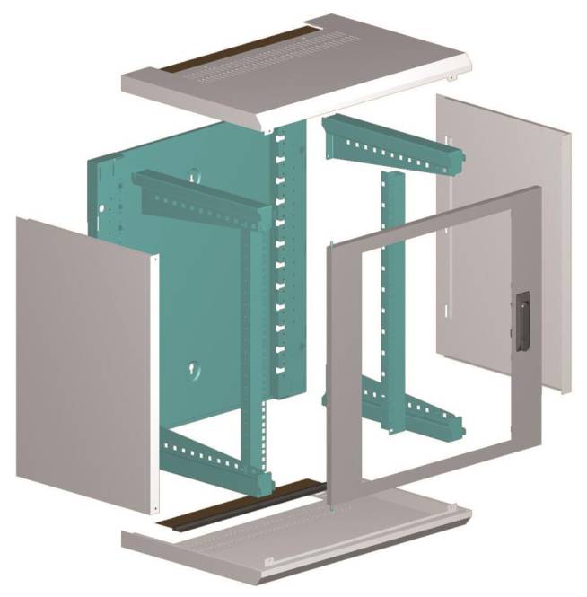SST 19 EasyFix 15HE EF 15312 500tief ESG-Scheibe Install.Baumaterial Netzw.Telekomm DNT-Schränke u