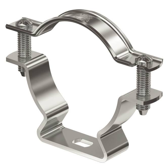 OBO ASL 733 53 ALU Abstandschelle m.Langloch 44-53mm Alu 1362834 (Inhalt 1 Stück)