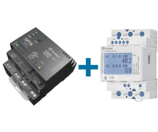Finder Opta Bundle 00K.167 Energiemonitoring Drehstromzähler Industriematerial Automatisier.Technik