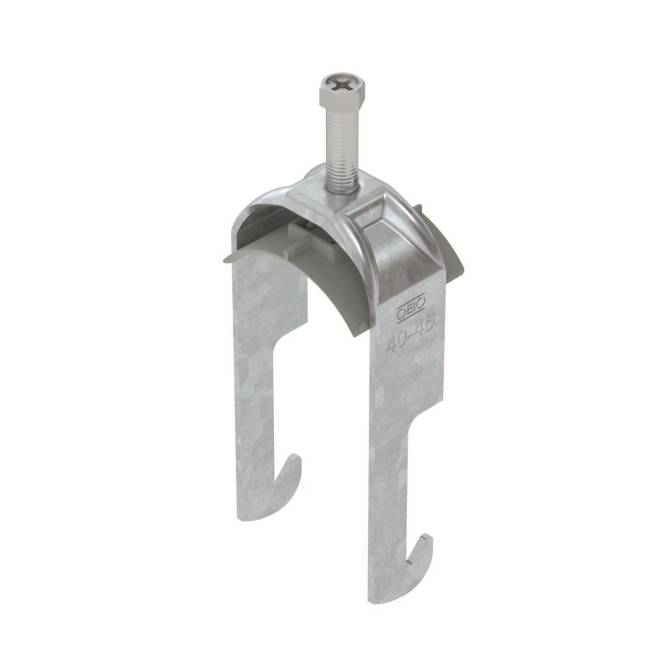 OBO BS-W1-K-46 FT Bügelschelle 2056 40-46mm tauchfeuerverzinkt 1187738 (Inhalt 1 Stück)