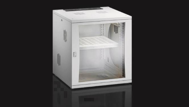 Rittal FlatBox 600x625x600mm DK 7507120 12HE 19z Montagerahmen vorne Sichttür Install.Baumaterial u