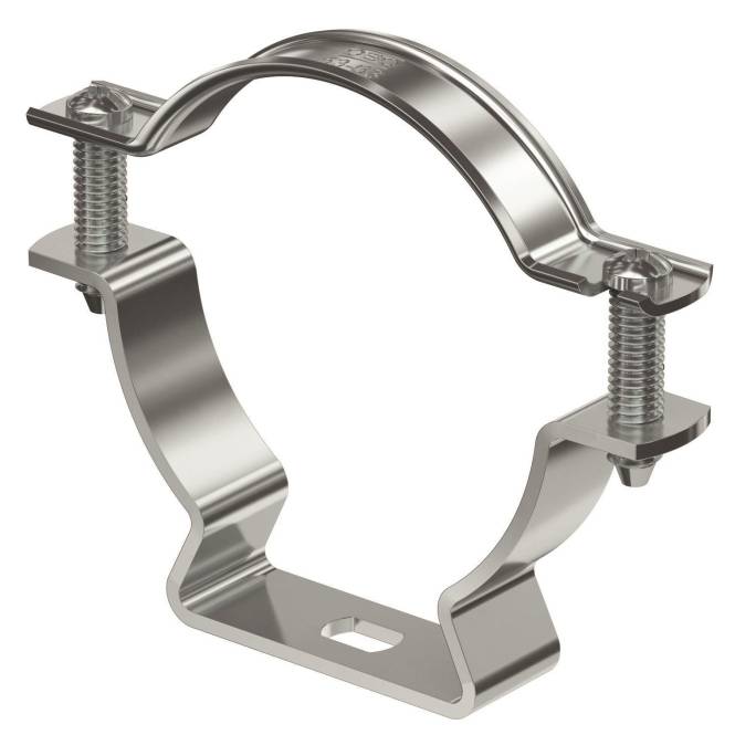 OBO ASL 733 63 ALU Abstandschelle m.Langloch 53-63mm Alu 1362838 (Inhalt 1 Stück)