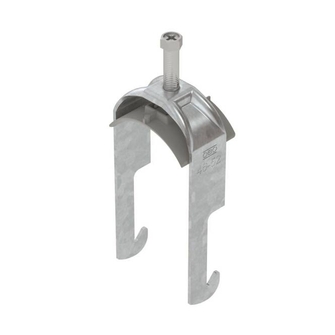 OBO BS-W1-K-52 FT Bügelschelle 2056 46-52mm tauchfeuerverzinkt 1187744 (Inhalt 1 Stück)