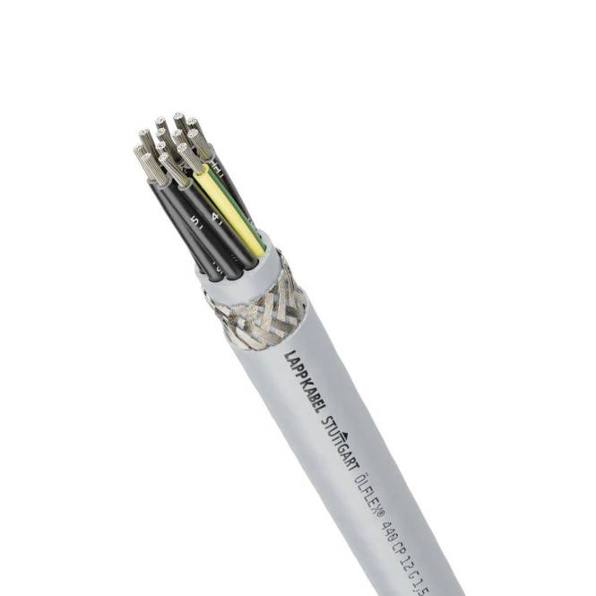 LAPP ÖLFLEX 440 CP 4G1 0012927/500 TPE/PUR halogenfrei geschirmt (Inhalt 1 Stück) Leitungen und