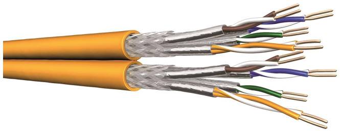 Datenkabel UC900SS23/1 2x4P FRNC-C Cat7 Duplex 250m Trommel 2x4x2 Cca 60091672 (Inhalt 250 Stück)