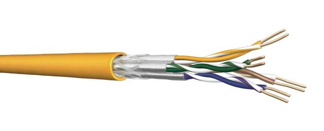Datenkabel UC1500HS/22 Cat.7A 4P LSHF 2x4x2 AWG22 Duplex 500m Trommel 60088517 (Inhalt 500 Stück)