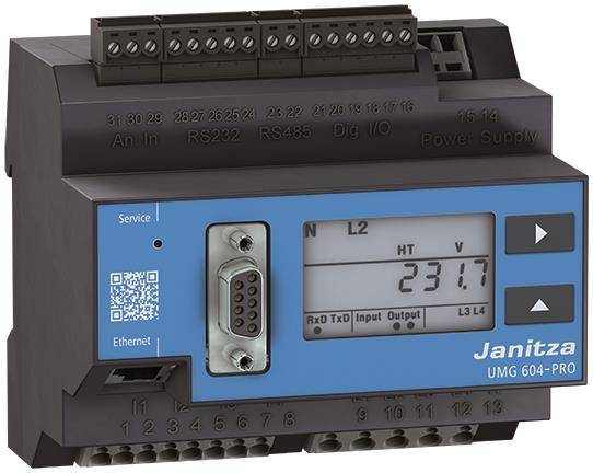 Janitza UMG 604 E-PRO 230V (UL) Hochleistungs-Netzanalysator 5216202 Industriematerial