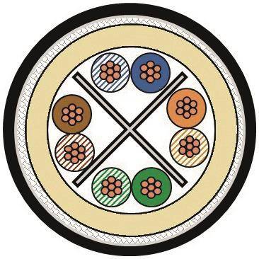 Draka DRICS IE Cat.6a S/UTP 1000DW 10G Flex BK AWG 24/7 Schleppkettenkabel (Inhalt 1000 Stück) und