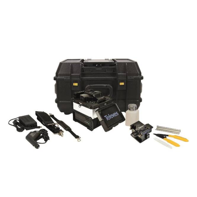 Televes Lichtbogen-Spleißgerät OSSGT 232105 Install.Baumaterial Netzw.Telekomm Netzw. Messgeraete