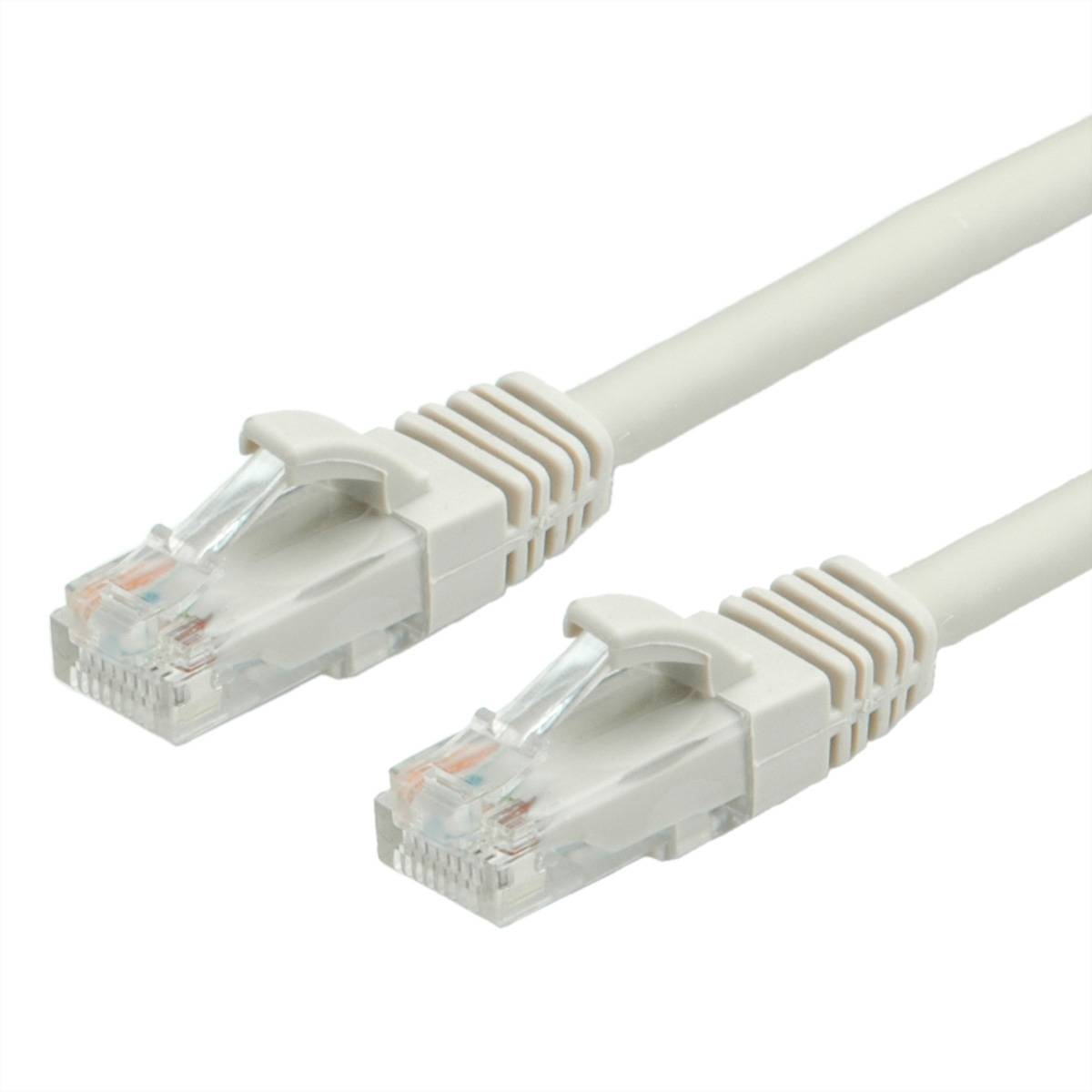 VALUE Patchkabel Cat.6 (Class E) UTP, LSOH, grau, 3 m Twisted Pair Kabel U/UTP