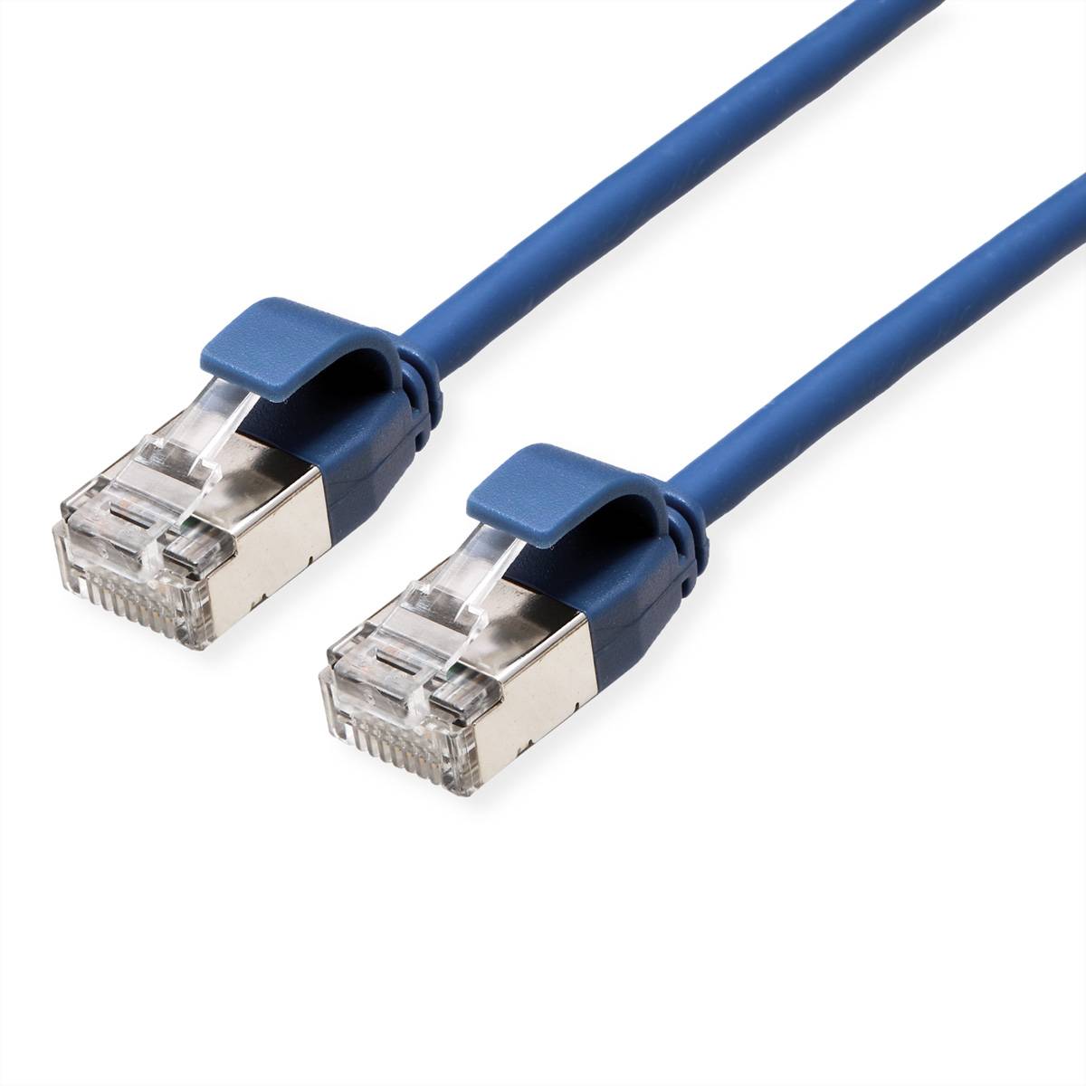ROLINE U/FTP DataCenter Patchkabel Cat.6A (Class EA), LSOH, slim, blau, 5 m Twisted Pair Kabel
