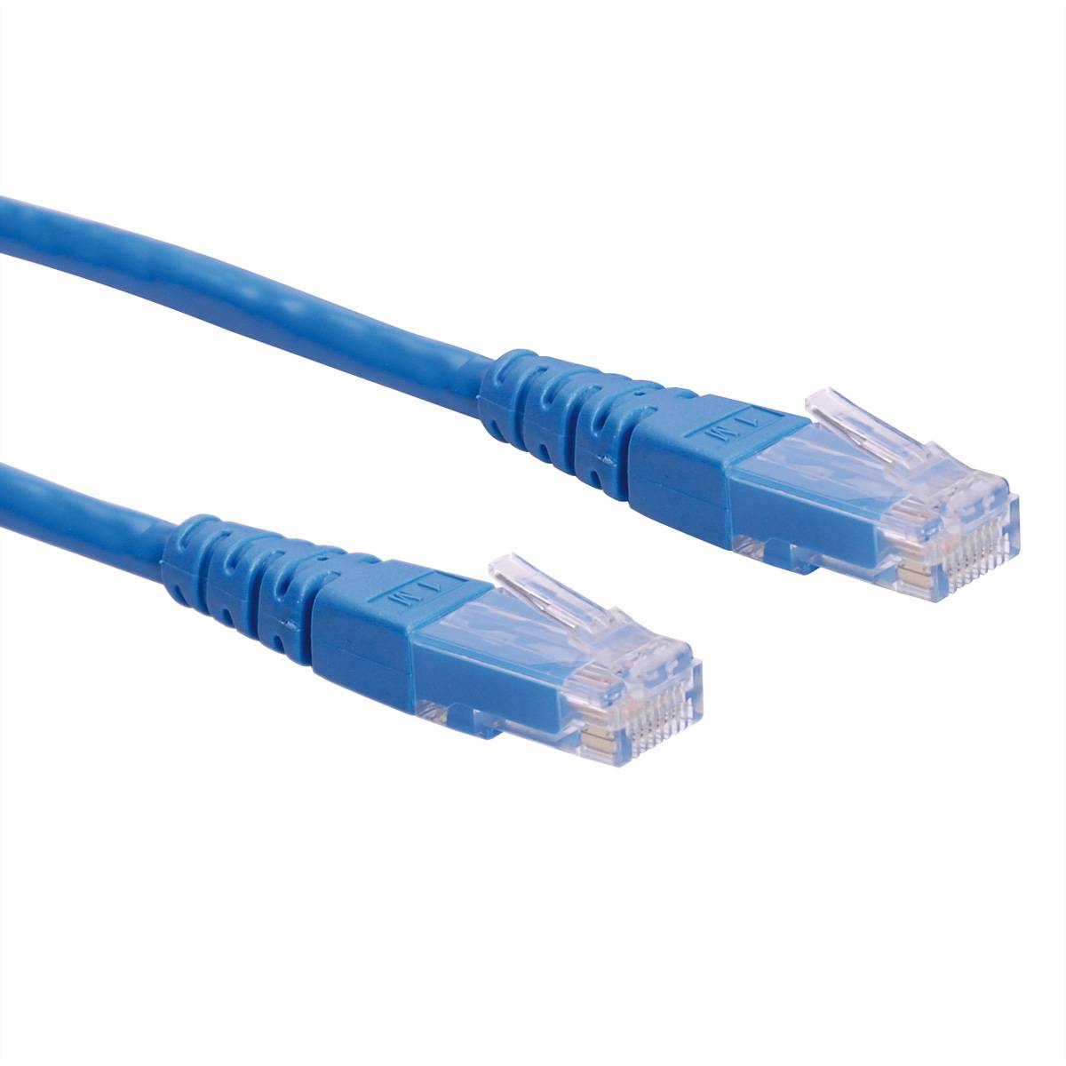 ROLINE Patchkabel Cat.6 (Class E) UTP, blau, 1,5 m Twisted Pair Kabel U/UTP
