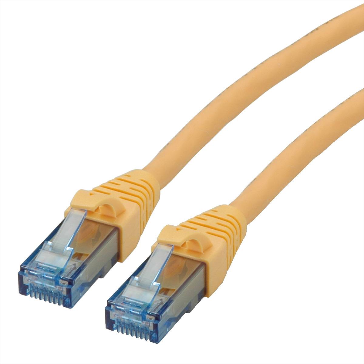 ROLINE Patchkabel Cat.6A UTP, Component Level, LSOH, gelb, 15 m Twisted Pair Kabel U/UTP