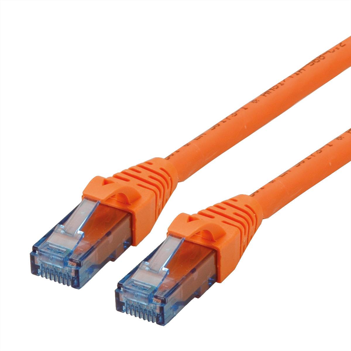 ROLINE Patchkabel Cat.6A UTP, Component Level, LSOH, orange, 1 m Twisted Pair Kabel U/UTP