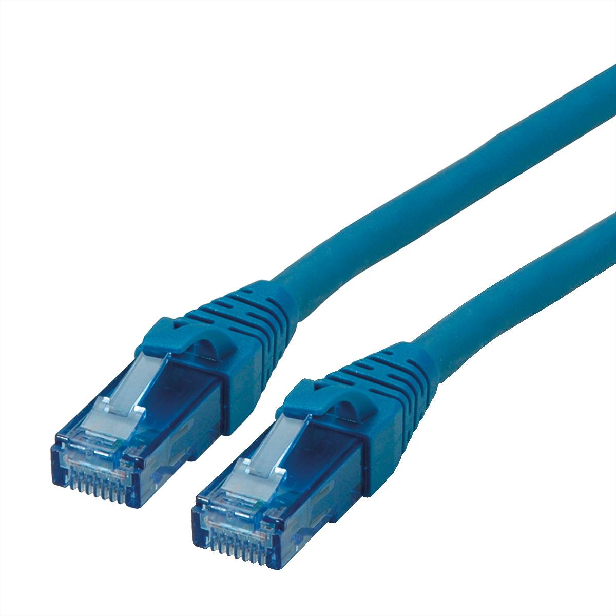 ROLINE Patchkabel Kat.6A UTP, Component Level, LSOH, blau, 20 m Twisted Pair Kabel UTP