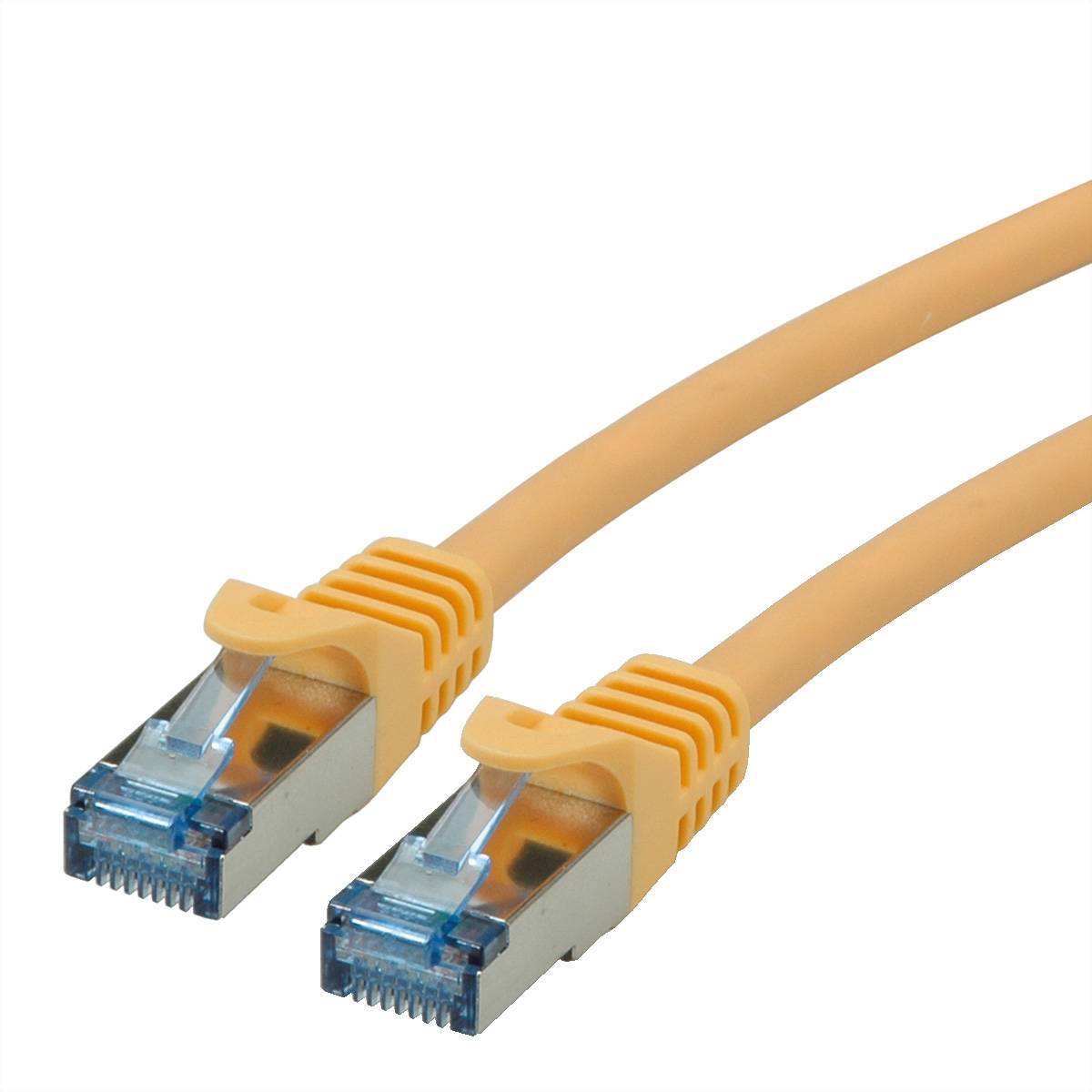 ROLINE Patchkabel Cat.6A S/FTP (PiMF), Component Level, LSOH, gelb, 3 m Twisted Pair Kabel (PiMF)