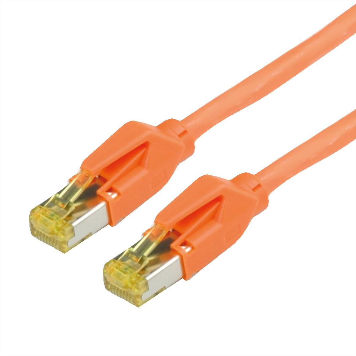DRAKA Patchkabel Kat.6A (Class EA) S/FTP, UC900 TM31, LSOH, orange, 1 m Twisted Pair Kabel